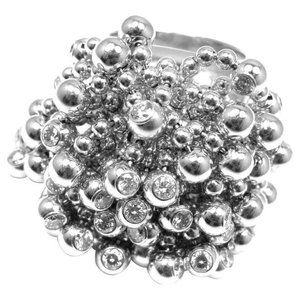 Authentic! Cartier Perruque Paris Nouvelle Vague 18k Gold Diamond Ring Paper